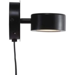 Nordlux Aplique de pared moderno led negro con interruptor en la base