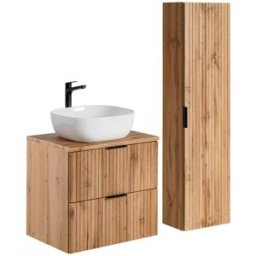 Petits meubles Conjunto mueble lavabo individual tableros de melamina y mdf madera