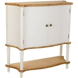 Wanderlust deco Recibidor de madera blanco 106x37x105h cm