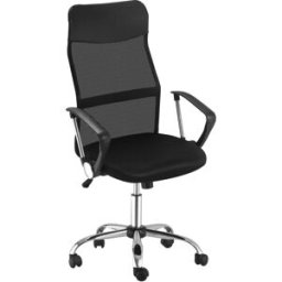 Homcom Silla de oficina 63x65x119 cm negro