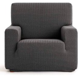 Eysa Funda de sillón bielástica gris oscuro 80 - 120 cm