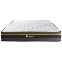 Sleepfit Colchón blanco con espuma viscoelástica 120 x 200