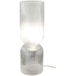 C-Création Lámpara de mesa de vidrio transparente