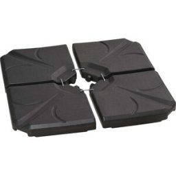 Outsunny Base para sombrilla 103x103x8.3 cm negro