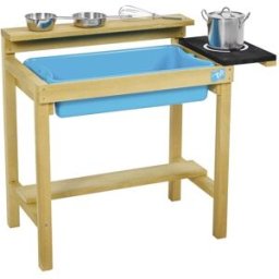 TP Toys Cocina al aire libre para niños pequeños madera marrón fsc®