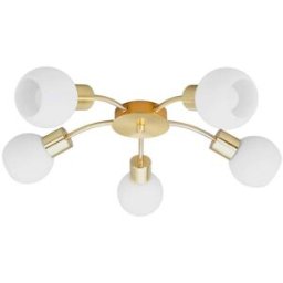 Lindby Lámpara de techo de metal dorado