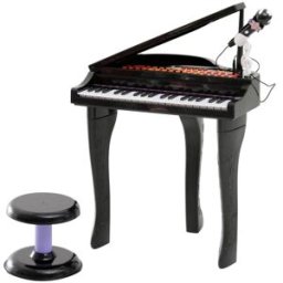 Homcom Piano infantil 48x39x69 cm negro