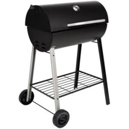 Somagic Barbacoa de carbón de acero negro
