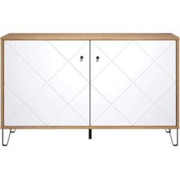 Calicosy Aparador 2 puertas decoración roble artesanal l123 cm