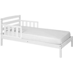 ID Kids Cama infantil madera maciza blanco 70x140 cm