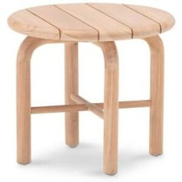 Defora Home Mesa auxiliar redonda 45cm teca