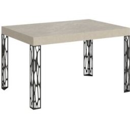 Itamoby Mesa extensible 90x120/224 cm efecto madera cachemira, hierro
