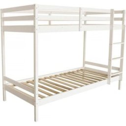 Habitat & Jardin Camas litera blanco 195 x 100 x 150 cm