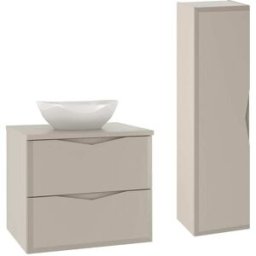 Petits meubles Conjunto de muebles con lavabo paneles de melamina y de mdf cachemira