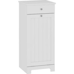 Homcom Mueble ropa sucia 40x38x90 cm blanco