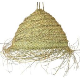 NATYAL Lámpara de esparto con flecos d. 50 cm