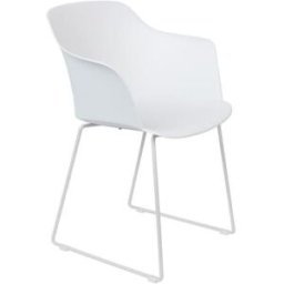 White label Sillón de polipropileno blanco