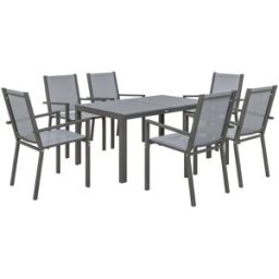 Outsunny Conjunto de jardín 150x90x73 cm gris claro
