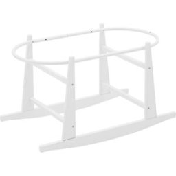 Cambrass Portamoisés madera balancín bebé blanco 46.5x86x48.5 cm