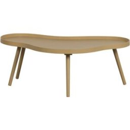 WOOOD Mesa auxiliar de madera orgánica beige