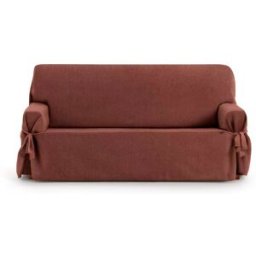 Eysa Funda de sofá tres plazas con lazos naranja 180 - 230 cm