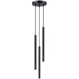 Sollux Lighting Lámpara de techo negro acero alt. 120