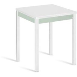 Portus Mesa cocina alta extensible libro 65(130)x65 cm verde pata blanco