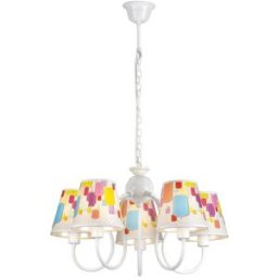 Wonderlamp Lámpara de araña infantil 5 luces multicolor