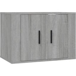 Maison Chic Mueble tv de pared madera gris sonoma 57x34,5x40 cm