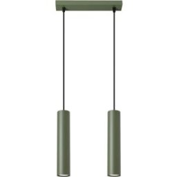Sollux Lighting Lámpara de techo verde oliva acero alt. 30 cm