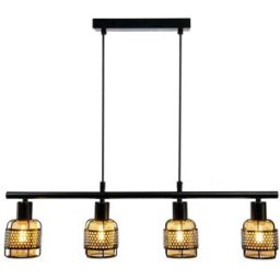 C-Création Lámpara de techo de metal de 4 luces