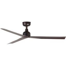 FARO BARCELONA Ventilador sin luz abs marrón oscuro 125x125x24.5 cm
