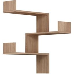 Drawer Estantería de esquina de pared de madera l60cm - madera clara