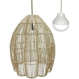 LUMISKY Lámpara de techo beige d50cm