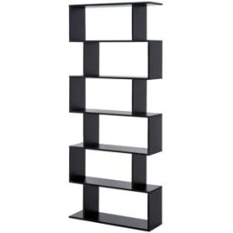 Homcom Estantería librería 80x23x192cm negro