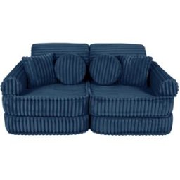 MeowBaby Sofá modular infantil de pana suave 10 pcs