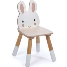 Tender Leaf Toys Silla infantil de madera conejo de 30 x 30 x 47,5 cm
