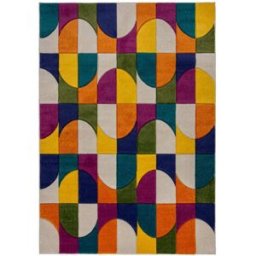 Novatrend Alfombra de salón de diseño multicolor 200x290 cm