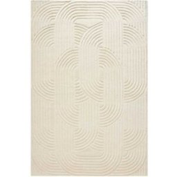 Benuta Alfombra de lana crema 120x170
