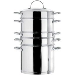 Le cuisinox "set para la cocción al vapor 6 piezas" acero