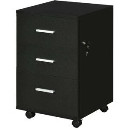 Vinsetto Cajonera de escritorio 40x40x61.5 cm negro