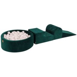 MeowBaby Parque infantil - bloques de escalada con piscina de bolas para niños