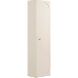 Petits meubles Columna de pared 1 puerta paneles laminados y mdf beige arena