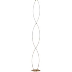 Kosilum Lámpara de pie aluminio, hierro y silicona 150 cm