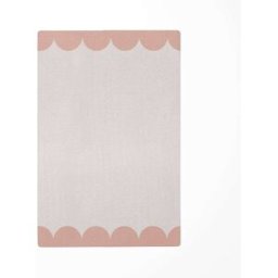Decochic Alfombra de juego infantil conchas rosa 118x180cm