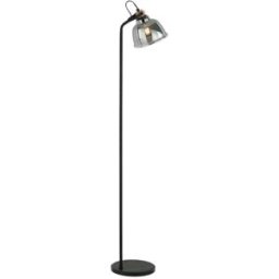 Kosilum Lámpara de pie metal, vidrio y mármol 160 cm