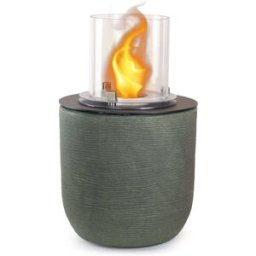 Chimenea de bioetanol divina fire verde salvia d.35 x h55 cm