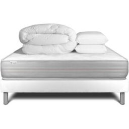 Vitalit Pack colchón blanco espuma viscoelástica 140 x 190