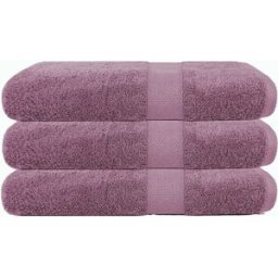 Blanc Avenue Juego de 3 toallas grandes de baño 100x150 cm 500 gr/m² 100% algodón