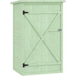 Outsunny Caseta de jardín 75x56x115 cm verde